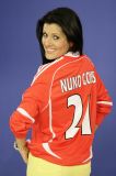 Cristina Matei - cu tricoul iubitului Nuno Gomes