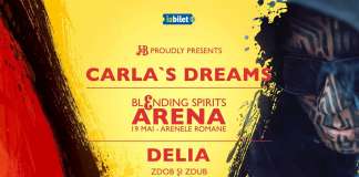 Carla’s Dreams, Special Guest în concertul de la Arenele Romane @ 19 Mai 2017